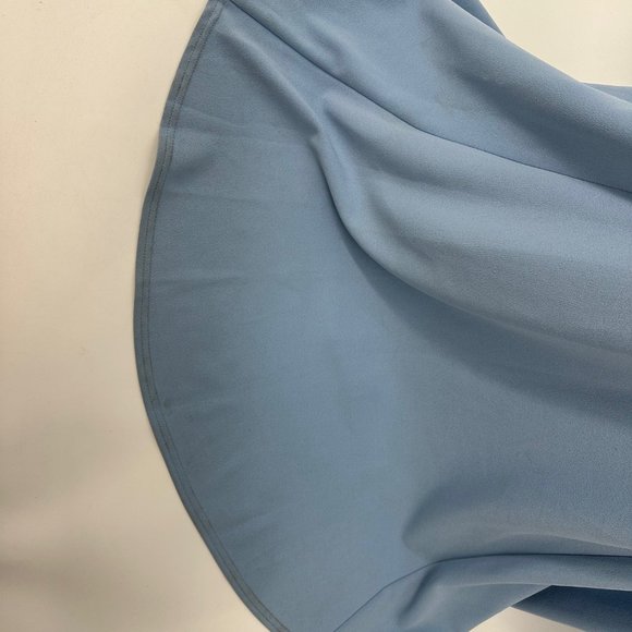 Tadashi Shoji Knotted One Shoulder Evening Gown Powder Blue XS *flaw* NWT - Picture 12 of 14